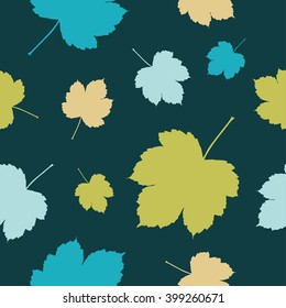 Seamless vector background with decorative palm leaves. Print. Cloth design, wallpaper.