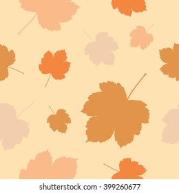 Seamless vector background with decorative palm leaves. Print. Cloth design, wallpaper.