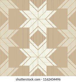Seamless vector background with decorative snowflakes. Winter pattern. Textile rapport.