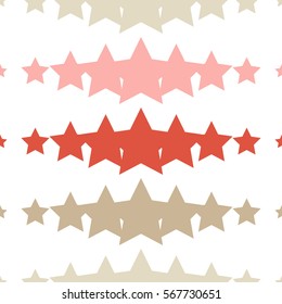 Seamless vector background with decorative stars. Print. Cloth design, wallpaper.