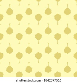 Seamless vector background. Decorative texture. Colorful pattern with stylized trees.