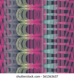 Seamless vector background with decorative transparent letters