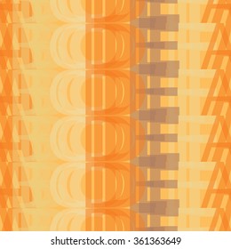 Seamless vector background with decorative transparent letters