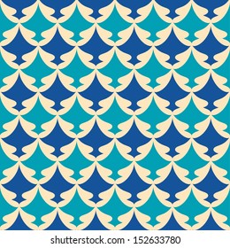 Seamless vector background. Eastern pattern.