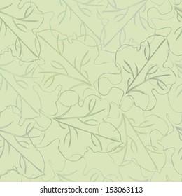seamless vector background fig leaves