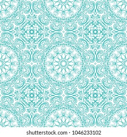 seamless vector background. Floral decorative design for print, wallpaper