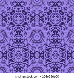 seamless vector background. Floral decorative design for print, wallpaper
