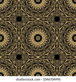 seamless vector background. Floral decorative design for print, wallpaper