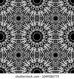 seamless vector background. Floral decorative design for print, wallpaper
