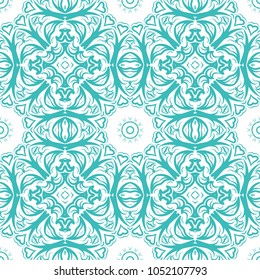 seamless vector background. Floral decorative design for print, wallpaper