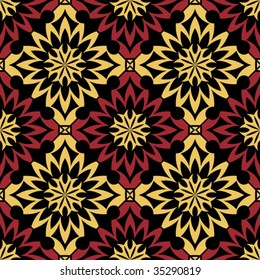 seamless vector background, floral pattern