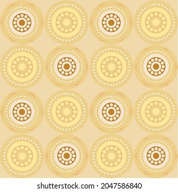 Seamless vector background with flowers