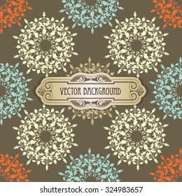 Seamless vector background in gentle colors