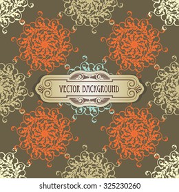 Seamless vector background in gentle colors