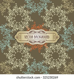 Seamless vector background in gentle colors