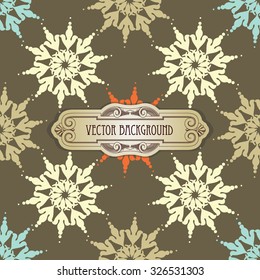 Seamless vector background in gentle colors