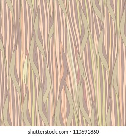 seamless vector background from gentle outline flowers iris on  beige backdrop