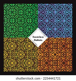 Seamless vector background, Geometric abstract pattern.