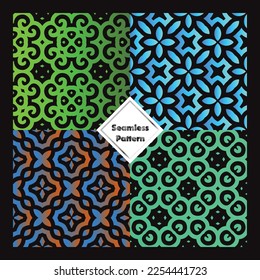 Seamless vector background, Geometric abstract pattern.