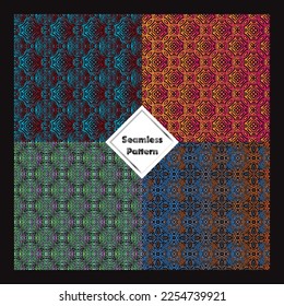 Seamless vector background, Geometric abstract pattern.