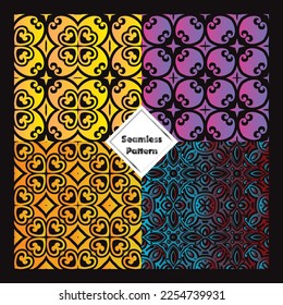 Seamless vector background, Geometric abstract pattern.
