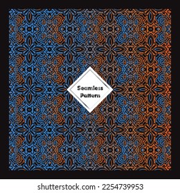 Seamless vector background, Geometric abstract pattern.