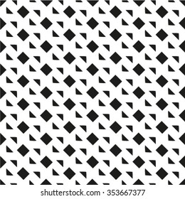 Seamless vector background. The geometric pattern by stripes, lines, rhombuses.
