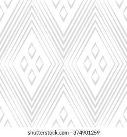 Seamless vector background. The geometric pattern by stripes, lines, rhombuses.