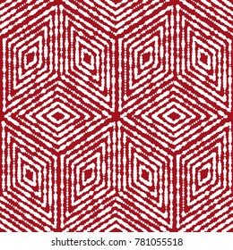	
Seamless vector background. Graphic stylish pattern. Red and white modern texture. Abstract pattern.	
