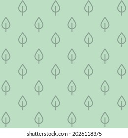 Seamless vector background with green leaves. Seample green pattern. Organic eco ornament. foliage. foliage wallpaper. Modern spring decor. Ecology. Leaves texture.