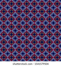 Seamless vector background illustration of abstract geometric shapes