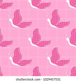 seamless vector background seamless vector background illustration with decorative butterflies with decorative butterflies