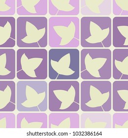 seamless vector background with leaves for your design