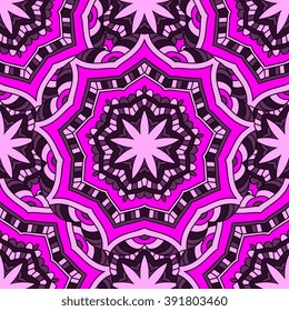Seamless  vector  background with mandala.  Islam, Arabic, Indian, ottoman style. Background, wallpaper, textile.  Design for silk neck scarf, kerchief, hanky, pillow, hanky, pillow, carpet, rug