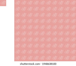 seamless vector background on pink color