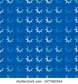 Seamless vector background. Ornament with Stars. Mosaic of ethnic figures. Hand drawing. Can be used for wallpaper, textile, invitation card, wrapping, web page background.