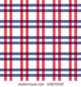 Seamless vector background with a pattern in the Scottish style