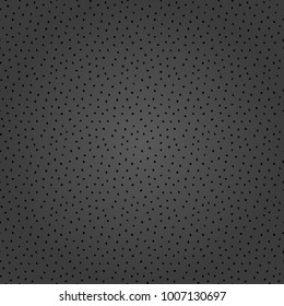 Seamless vector background with random black dotted elements. Abstract ornament. Dotted abstract pattern