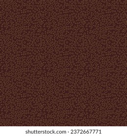 Seamless vector background with random circles. Abstract ornament. Seamless abstract brown and golden pattern