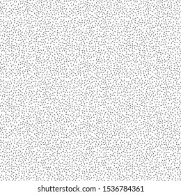 Seamless vector background with random elements. Abstract black and white ornament. Dotted abstract pattern