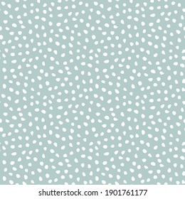 Seamless vector background with random elements. Abstract light blue and white ornament. Dotted abstract pattern