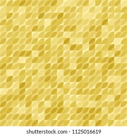 Seamless vector background with random golden elements. Abstract ornament. Dotted abstract pattern