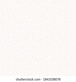 Seamless vector background with random pink elements. Abstract ornament. Dotted abstract pink pattern