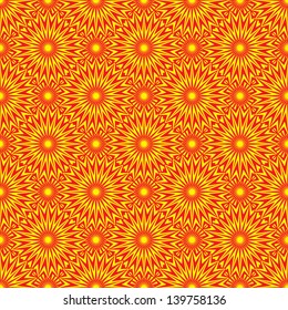 seamless vector background with red geometric pattern