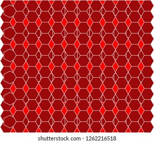 A seamless vector background. Red texture. Abstract geometric pattern with alternating lines