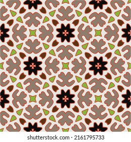 Seamless vector background with repeat pattern. multicolored  mosaic. Perfect for fashion, textile design, cute themed fabric, on wall paper, wrapping paper, fabrics and home decor.
