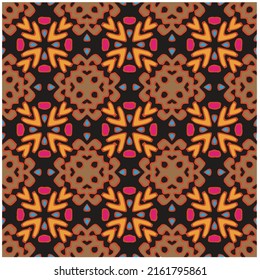 Seamless vector background with repeat pattern. multicolored  mosaic. Perfect for fashion, textile design, cute themed fabric, on wall paper, wrapping paper, fabrics and home decor.