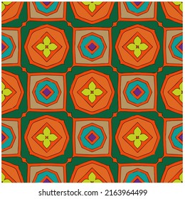 
Seamless vector background with repeat pattern. multicolored  mosaic. Perfect for fashion, textile design, cute themed fabric, on wall paper, wrapping paper, fabrics and home decor.