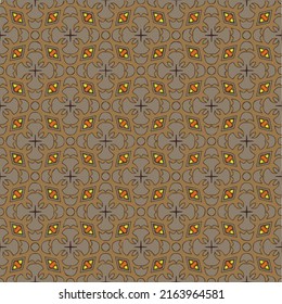 Seamless vector background with repeat pattern. multicolored  mosaic. Perfect for fashion, textile design, cute themed fabric, on wall paper, wrapping paper, fabrics and home decor.