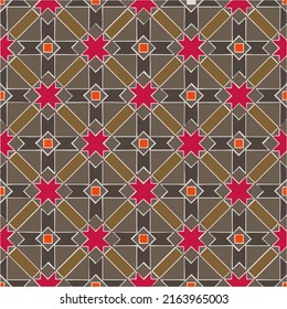 
Seamless vector background with repeat pattern. multicolored  mosaic. Perfect for fashion, textile design, cute themed fabric, on wall paper, wrapping paper, fabrics and home decor.